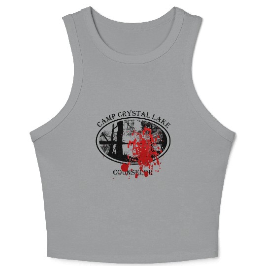 Crystal Lake Counselor Crop Tank Top