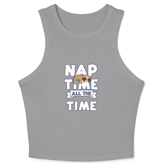 Sloth Crop Tank Top