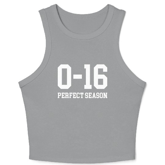 Detroit Lions 0 16 Perfect Season Crop Tank Top