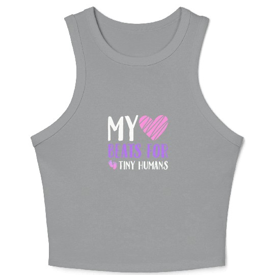 NICU Nurse product Crop Tank Top