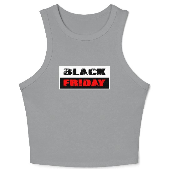Black Friday Crop Tank Top