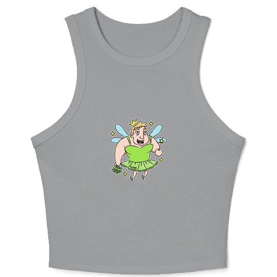 Tooth Fairy tales funny mouth Magic Kids Gift Crop Tank Top