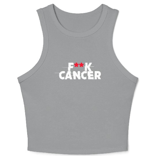 FUCK CANCER Crop Tank Top