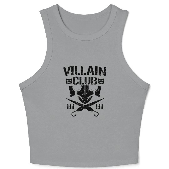 villain bullet club Crop Tank Top