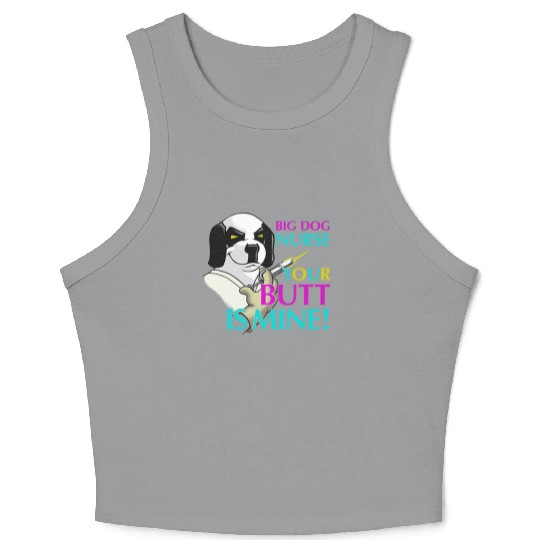BIG DOG NURSE Crop Tank Top