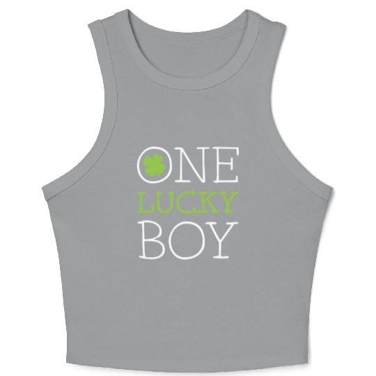 One lucky boy Crop Tank Top