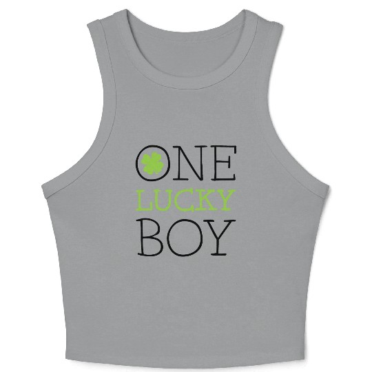One lucky boy Crop Tank Top