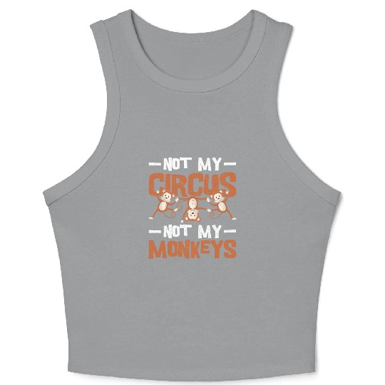 Monkey Circus Crop Tank Top
