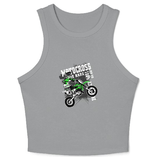 Motocross - Moto Cross - Supercross - MX - SX Crop Tank Top