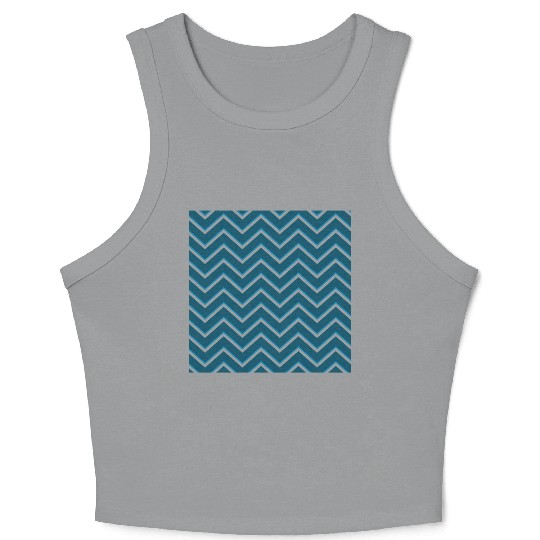 zig zag Crop Tank Top
