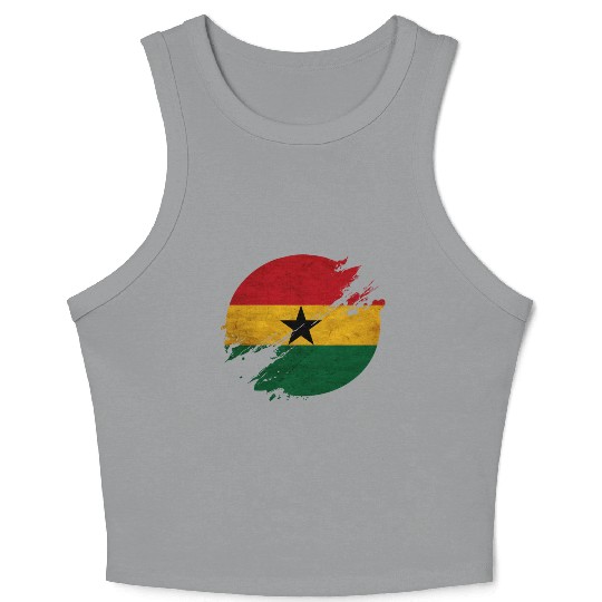 Ghana Circle Crop Tank Top