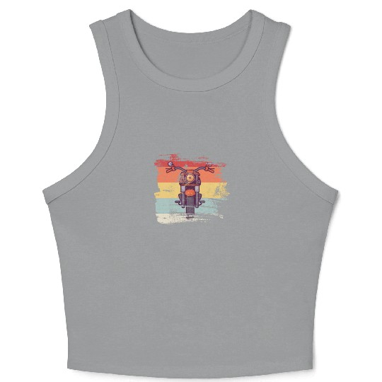 Motorcycle gift for Biker Crop Tank Top