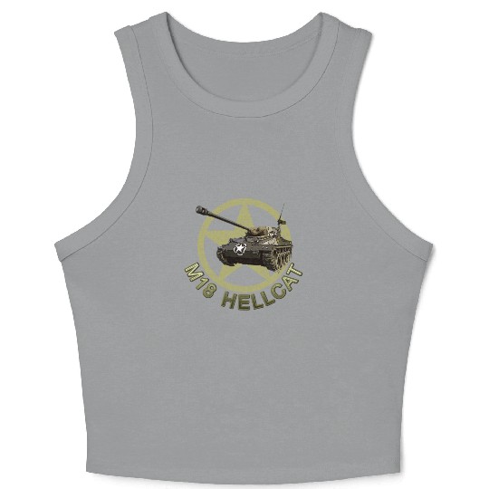 M18 Hellcat WW2 American Tank Destroyer Crop Tank Top