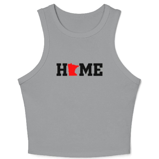 Minnesota is Home Crop Tank Top
