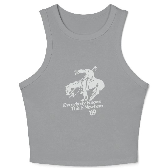 Neil Young And Crazy Horse Rock End Of The Trail H Crop Tank Top