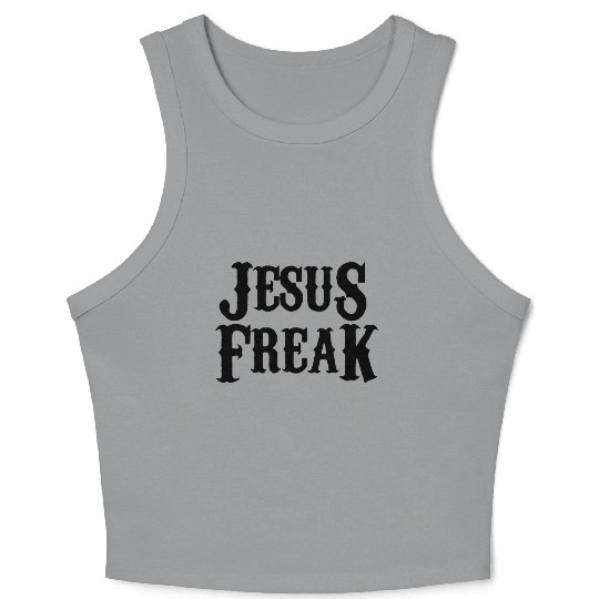 Jesus freak Crop Tank Top
