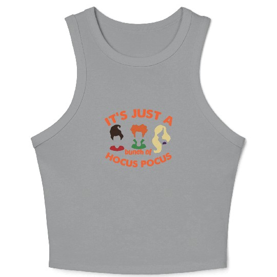 It's Just a Bunch of Hocus Pocus Halloween Crop Tank Top