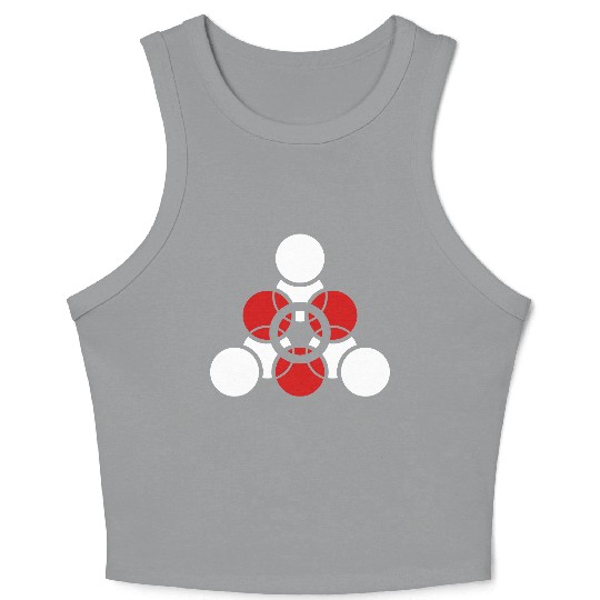 Mandala - Sacred Geometry - Music Crop Tank Top