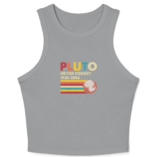 Pluto Never Forget 1930 2006 Crop Tank Top