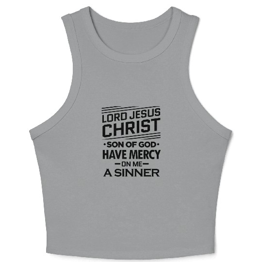 Jesus Prayer Cool Orthodox & Catholic Crop Tank Top