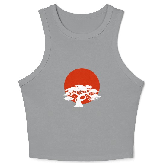 Miyagi-do Karate Bonsai Tree Martial Arts Japanese Crop Tank Top