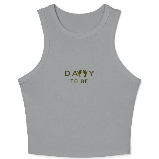 Daddy To Be Crop Tank Top