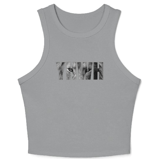 YHWH Yahweh God Lion Gift Crop Tank Top