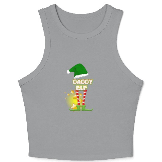 Daddy Elf Daddy Elf Daddy Elf Crop Tank Top