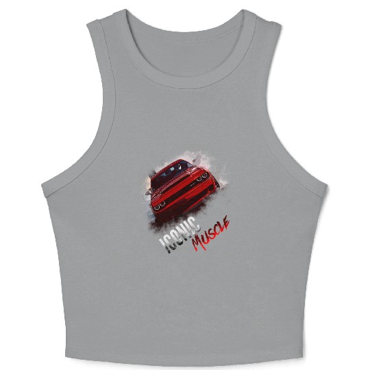 Iconic Muscle Crop Tank Top