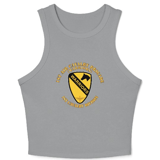 Army 1st Air Cavalry Bde Warriors 1st Cav Division Crop Tank Top