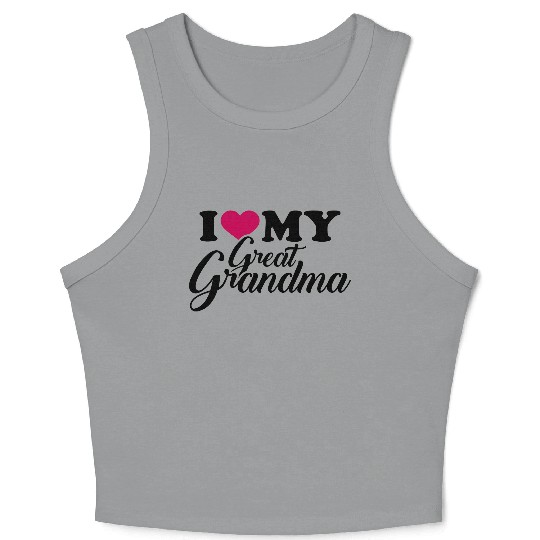 Great Grandma Crop Tank Top
