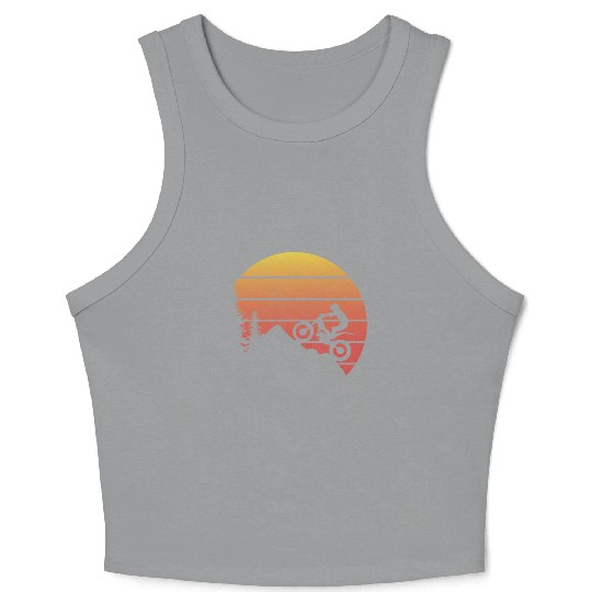 Trial Motorcycle Crop Tank Top