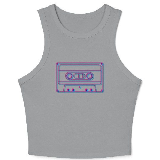 Synthwave Crop Tank Top