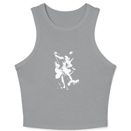 Archangel Michael Crop Tank Top