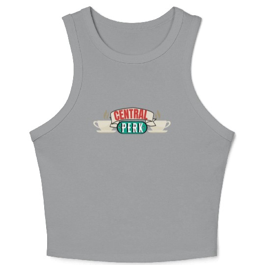 Coffee lovers for friends TV show Crop Tank Top