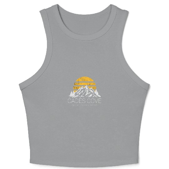 Cades Cove Great Smoky Mountains Crop Tank Top