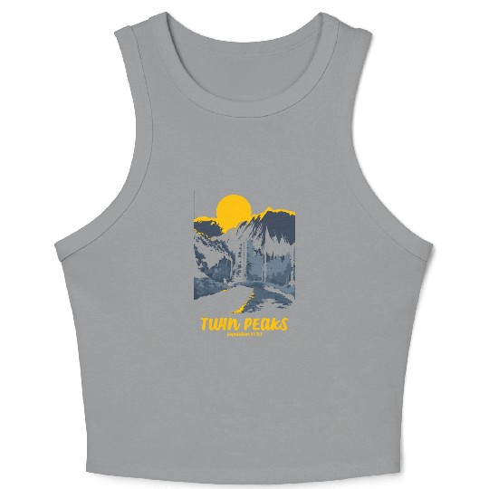 Twin Peaks Welcome To Twin Peaks Poster Crop Tank Top