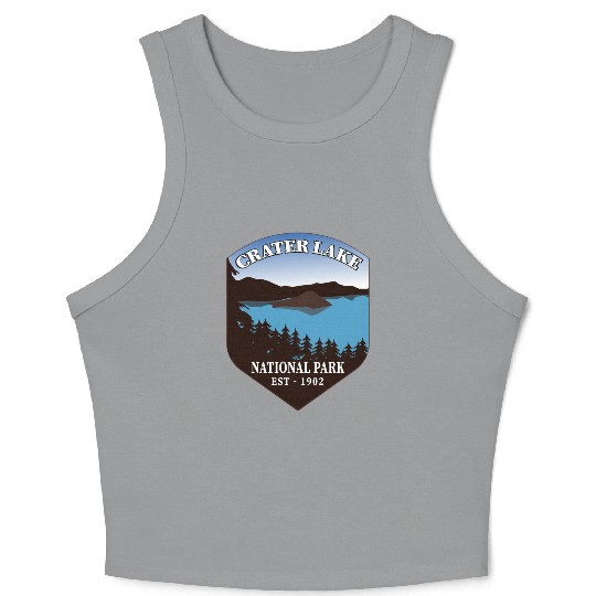 Crater Lake National Park Crop Tank Top