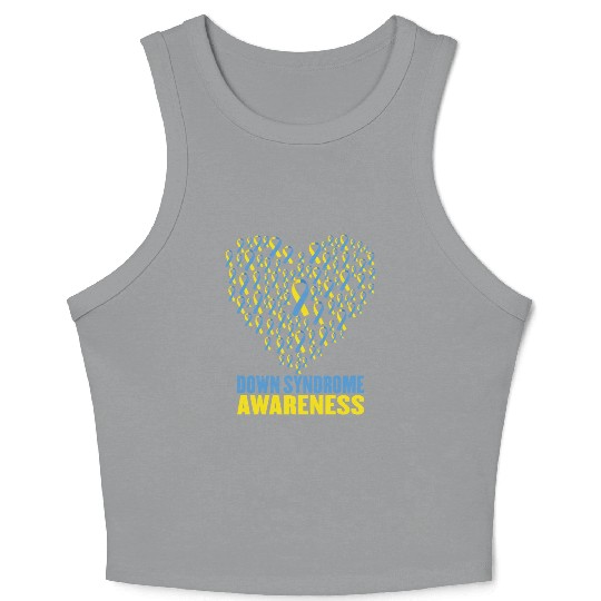 Down Syndrome Awareness Crop Tank Top