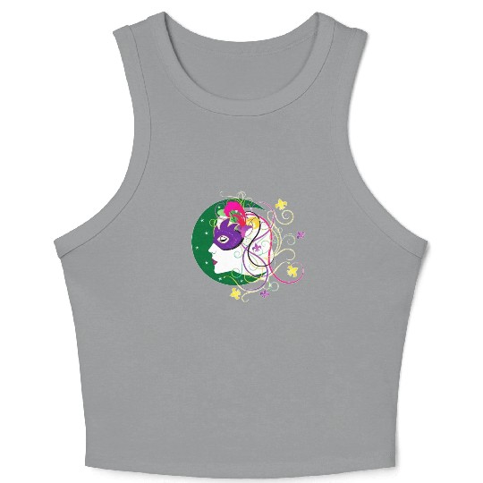 krewe of Nyx - Mardi Gras New Orleans Carnaval Crop Tank Top