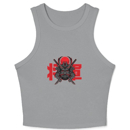 samurai shogun Crop Tank Top