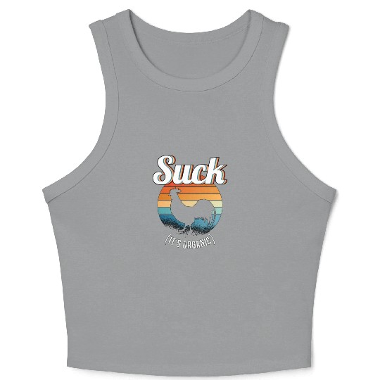 Suck Cock Hahn Gay Pride Gay Gay Funny Crop Tank Top