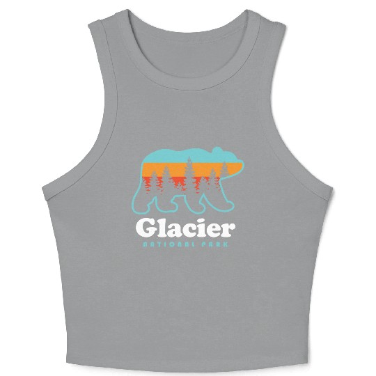 Glacier National Park Crop Tank Top