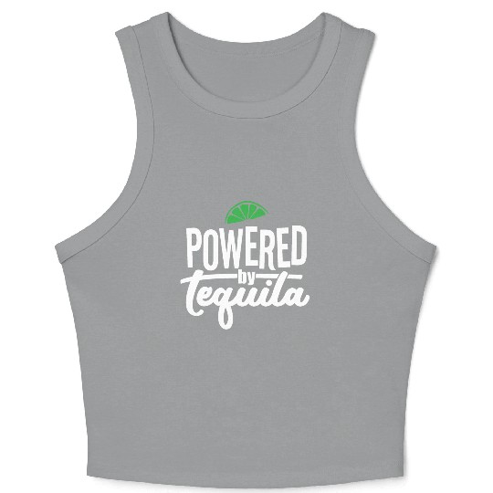 Powered by Tequila Crop Tank Top