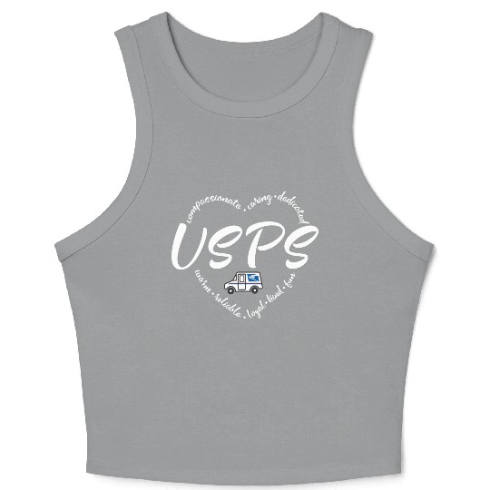 Postal service, post office, postal life Crop Tank Top
