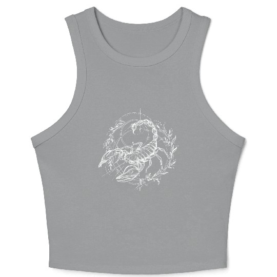 Scorpio Zodiac Crop Tank Top Crop Tank Top Crop Tank Top Crop Tank Top design