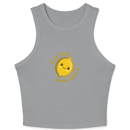 Easy Peasy Lemon Squeezy Crop Tank Top