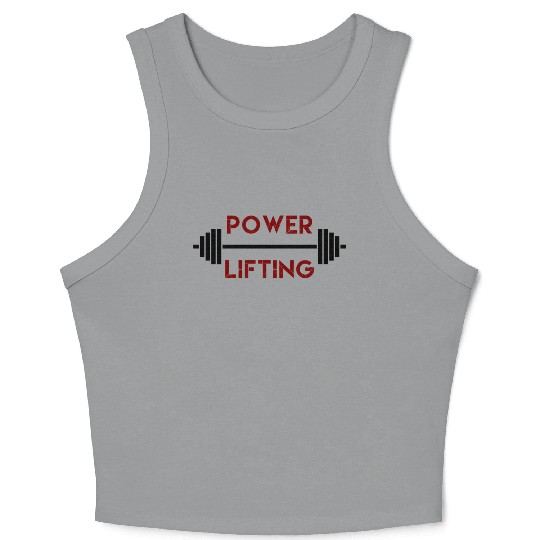 Weightlifting, Power Lifting, Weight Training, Wei Crop Tank Top