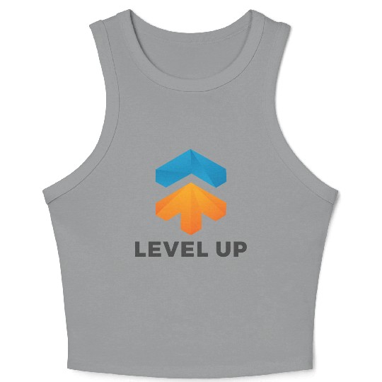 level up Crop Tank Top