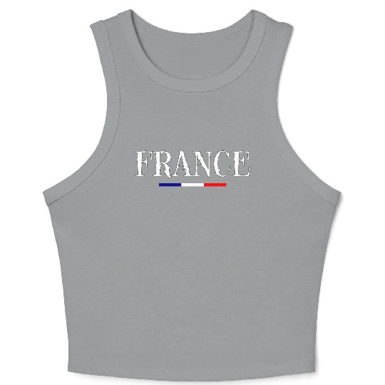 FRANCE Crop Tank Top